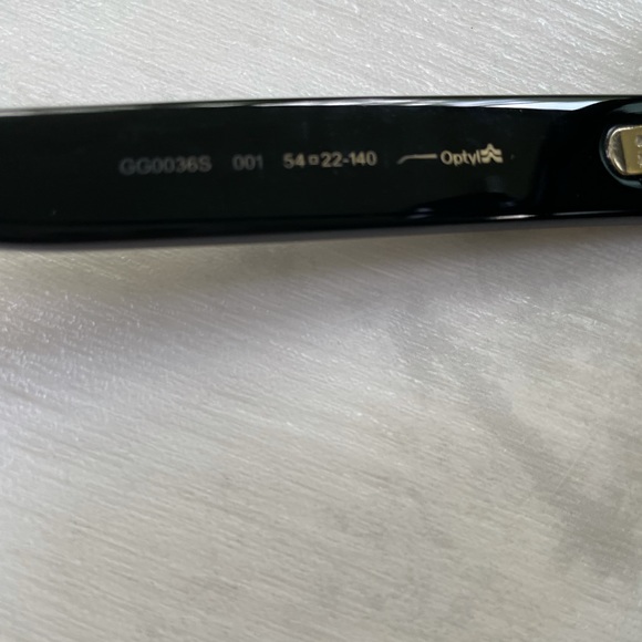 Oversized black square frame Gucci sunglasses main image 7